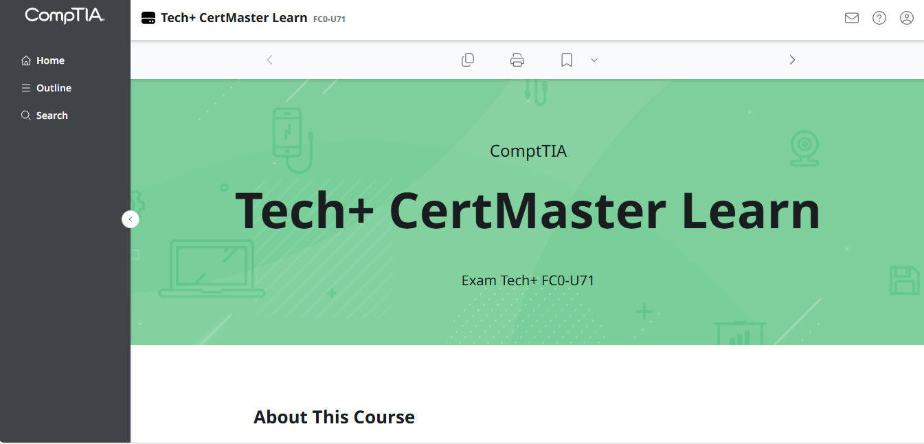 Best Price CertMaster Learn Tech+ (V6) - FC0-U71 (2 Months)