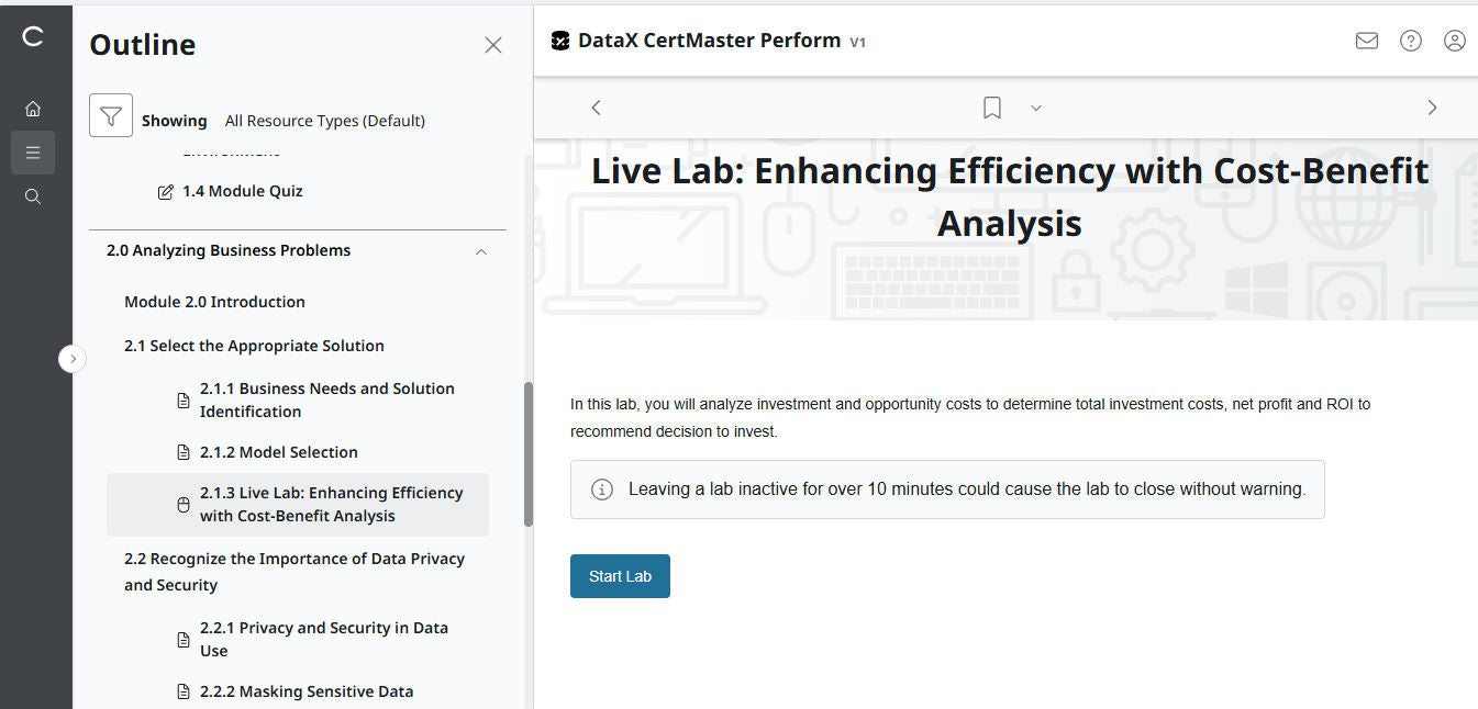 CompTIA DataX CertMaster Perform (V1) ✅ Bestpreisgarantie