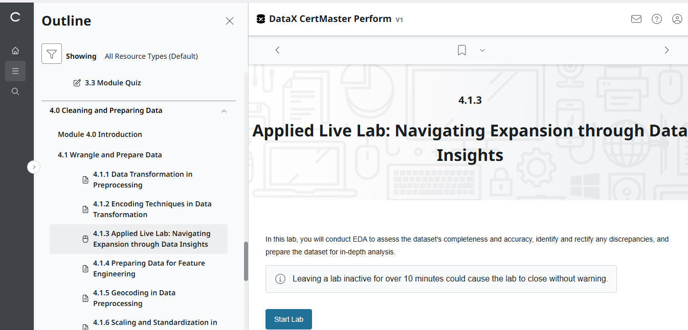 CompTIA DataX CertMaster Perform (V1) ✅ Bestpreisgarantie
