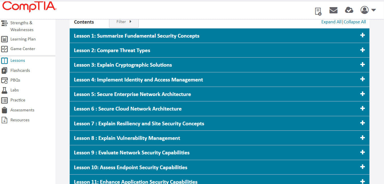 Integrated CertMaster Learn + Labs for CompTIA Security+ (SY0-701) : 3-Month Access
