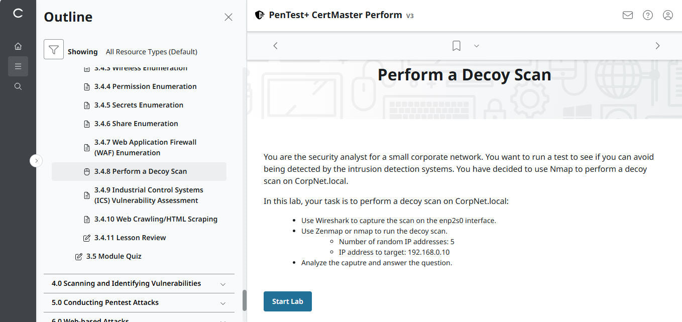 CompTIA PenTest+ CertMaster Perform PT0-003 (V3) (3 Month Access
