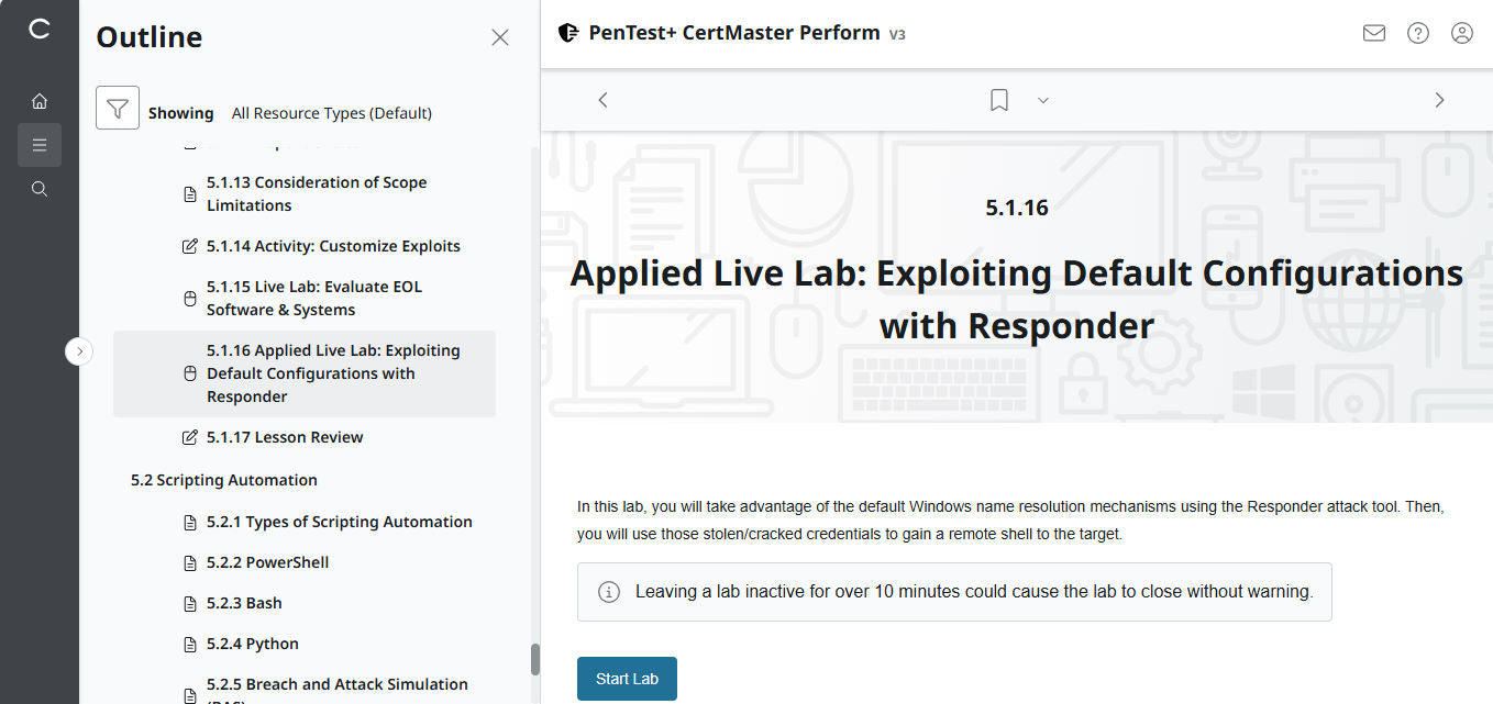 CompTIA PenTest+ CertMaster Perform PT0-003 (V3) (3 Month Access
