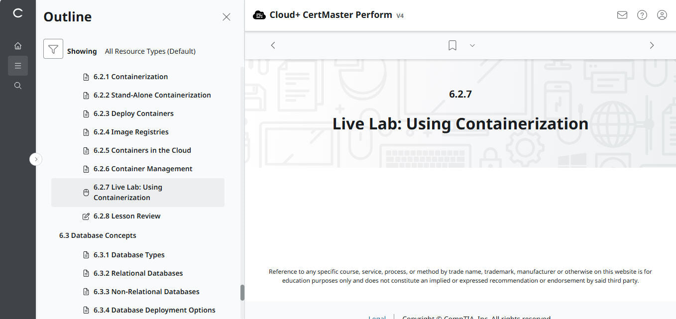 CompTIA Cloud+ CertMaster Perform (CV0-004) (3 Months Access)