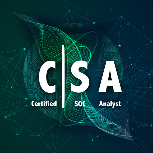 EC-Council Certified SOC Analyst Certification Exam Voucher RPS  + ECCouncil CSA E-Courseware (2 Years Access)