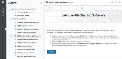CertMaster Learn Tech+ (V6)  - FC0-U71  (2 Months)
