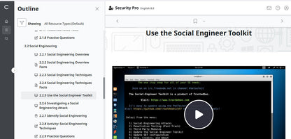TestOut Security Pro for Security+ (SY0-701) - Individual License