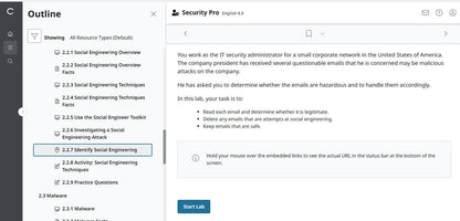 TestOut Security Pro for Security+ (SY0-701) - Individual License