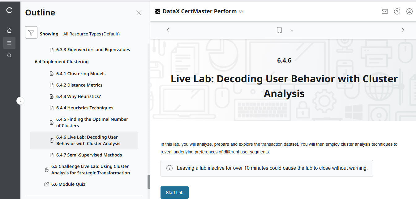 CompTIA DataX CertMaster Perform (V1) 