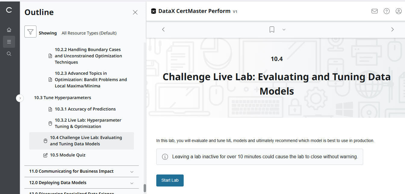 CompTIA DataX CertMaster Perform (V1) 