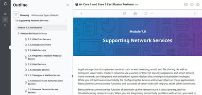CompTIA A+ Core 1 & 2 CertMaster Perform  (V15)