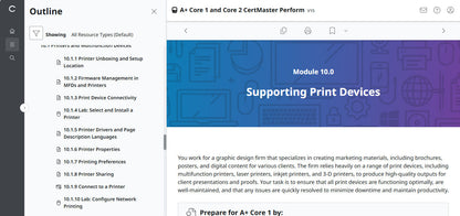 CompTIA A+ Core 1 & 2 CertMaster Perform  (V15)